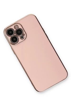 Newface Apple iPhone 13 Pro Kılıf Volet Silikon - Pembe