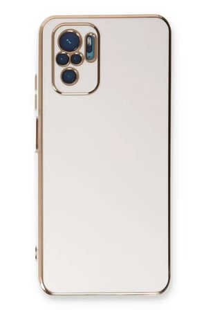Newface Xiaomi Redmi Note 10 Kılıf Volet Silikon - Beyaz