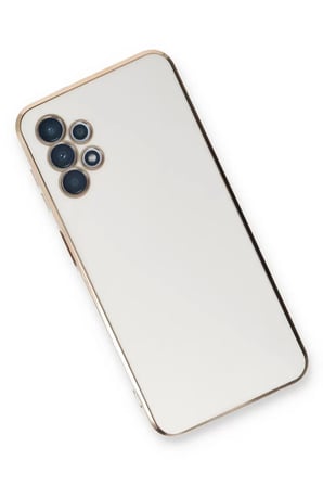 Newface Samsung Galaxy A13 4G Kılıf Volet Silikon - Beyaz