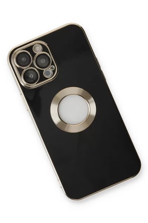 Newface Apple iPhone 13 Pro Max Kılıf Store Silikon - Siyah