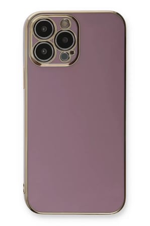 Newface Apple iPhone 13 Pro Max Kılıf Volet Silikon - Mor