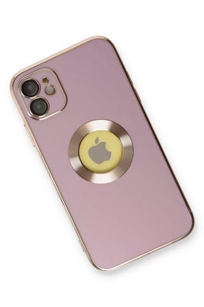 Newface Apple iPhone 12 Kılıf Store Silikon - Mor
