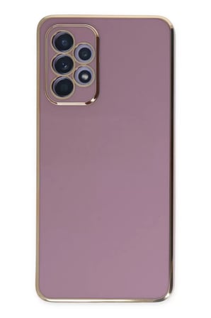 Newface Samsung Galaxy A52 Kılıf Volet Silikon - Mor