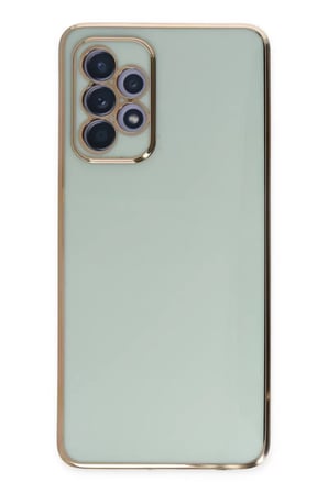 Newface Samsung Galaxy A52 Kılıf Volet Silikon - Açık Yeşil