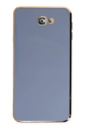 Newface Samsung Galaxy J7 Prime Kılıf Volet Silikon - Mavi