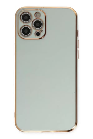 Newface Apple iPhone 12 Pro Max Kılıf Volet Silikon - Açık Yeşil