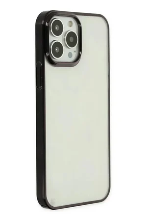Newface Apple iPhone 14 Pro Max Kılıf Element Silikon - Siyah