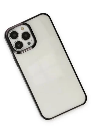 Newface Apple iPhone 14 Pro Max Kılıf Element Silikon - Siyah