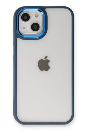Newface Apple iPhone 14 Plus Kılıf Dora Kapak - Mavi