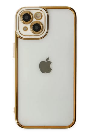 Newface Apple iPhone 14 Plus Kılıf Liva Lens Silikon - Beyaz