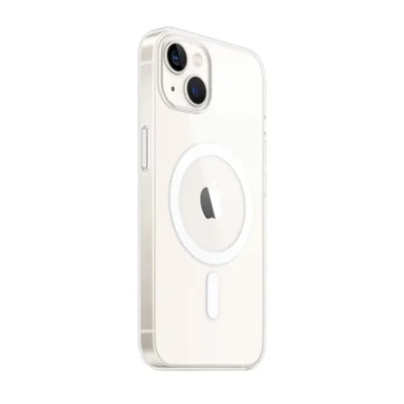 Newface Apple iPhone 14 Kılıf Magneticsafe Şeffaf Silikon - Şeffaf