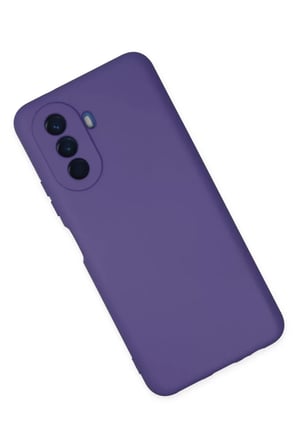 Newface Huawei Nova Y70 Kılıf Nano içi Kadife Silikon - Mor