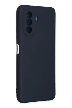Newface Huawei Nova Y70 Kılıf Nano içi Kadife Silikon - Lacivert