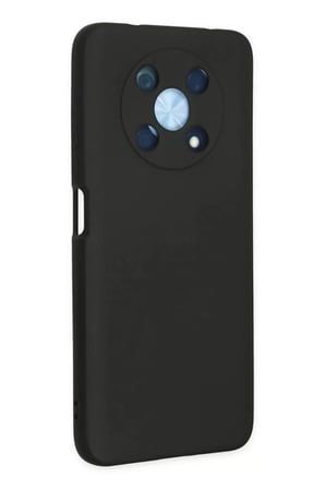 Newface Huawei Nova Y90 Kılıf Nano içi Kadife Silikon - Siyah