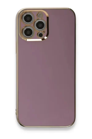 Newface Apple iPhone 12 Pro Kılıf Volet Silikon - Mor