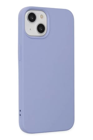 Newface Apple iPhone 14 Kılıf Nano içi Kadife Silikon - Lila