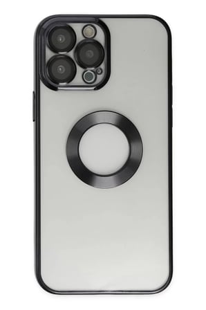 Newface Apple iPhone 13 Pro Max Kılıf Slot Silikon - Siyah