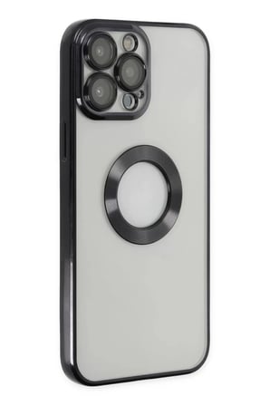 Newface Apple iPhone 13 Pro Max Kılıf Slot Silikon - Siyah