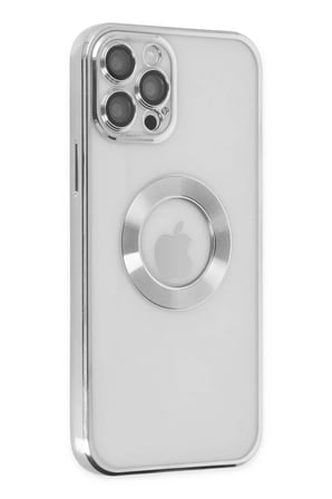 Newface Apple iPhone 12 Pro Kılıf Slot Silikon - Gümüş