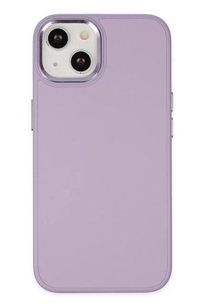 Newface Apple iPhone 14 Plus Kılıf Asya Deri Silikon - Lila