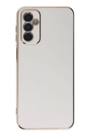 Newface Samsung Galaxy M23 Kılıf Volet Silikon - Beyaz