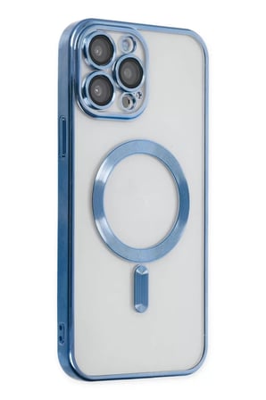 Newface Apple iPhone 14 Pro Kılıf Kross Magneticsafe Kapak - Sierra Blue