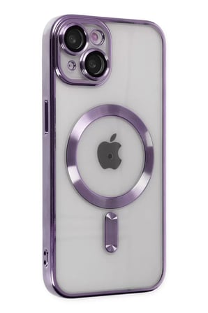 Newface Apple iPhone 14 Kılıf Kross Magneticsafe Kapak - Mor