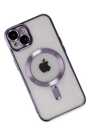 Newface Apple iPhone 14 Kılıf Kross Magneticsafe Kapak - Mor