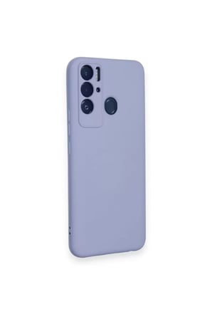Newface Tecno Pova Neo Kılıf Nano içi Kadife Silikon - Lila