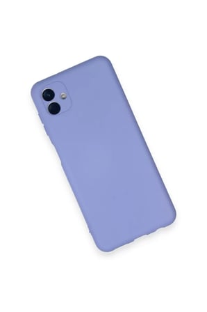Newface Samsung Galaxy A04 Kılıf Nano içi Kadife Silikon - Lila