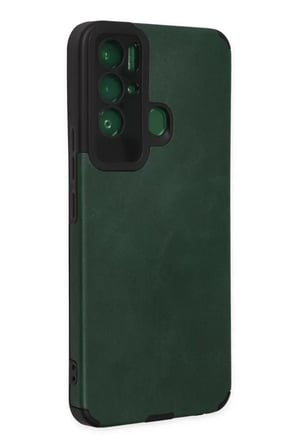 Newface Tecno Pova Neo Kılıf Loop Deri Silikon - Yeşil