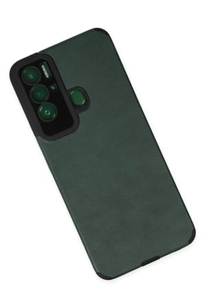 Newface Tecno Pova Neo Kılıf Loop Deri Silikon - Yeşil