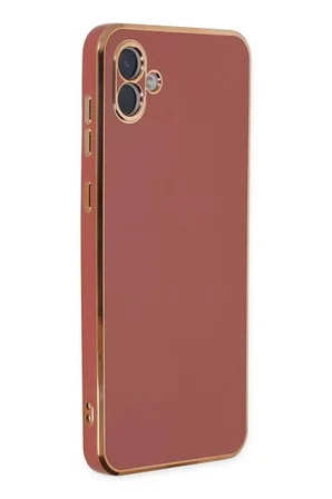Newface Samsung Galaxy A04 Kılıf Volet Silikon - Kırmızı