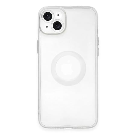 Newface Apple iPhone 14 Plus Kılıf Santa Lens Silikon - Şeffaf