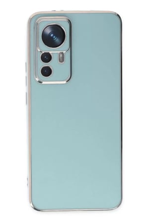 Newface Xiaomi Mi 12T Pro Kılıf Volet Silikon - Açık Yeşil
