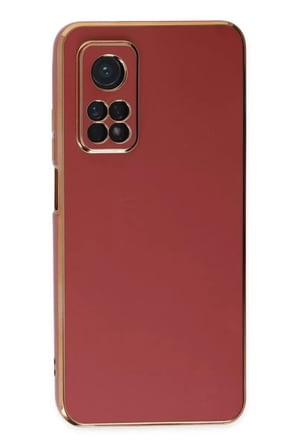 Newface Xiaomi Mi 10T Kılıf Volet Silikon - Kırmızı