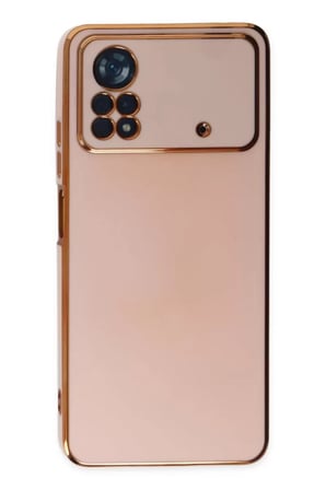 Newface Xiaomi Poco X4 Pro 5G Kılıf Volet Silikon - Pembe