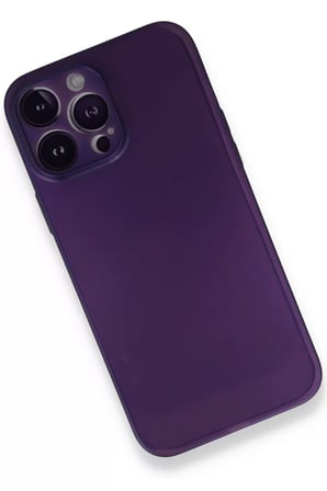 Newface Apple iPhone 14 Pro Kılıf PP Ultra İnce Kapak - Mor
