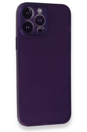 Newface Apple iPhone 14 Pro Kılıf PP Ultra İnce Kapak - Mor