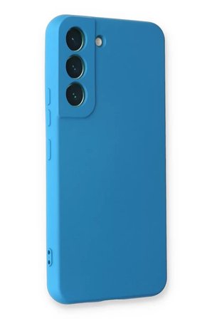 Newface Samsung Galaxy S23 Plus Kılıf Nano içi Kadife Silikon - Mavi