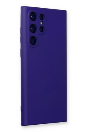 Newface Samsung Galaxy S23 Ultra Kılıf Nano içi Kadife Silikon - Mor