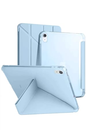 Newface Apple iPad 2022 10.9 (10.nesil) Kılıf Kalemlikli Mars Tablet Kılıfı - Mavi