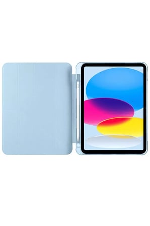 Newface Apple iPad 2022 10.9 (10.nesil) Kılıf Kalemlikli Mars Tablet Kılıfı - Mavi
