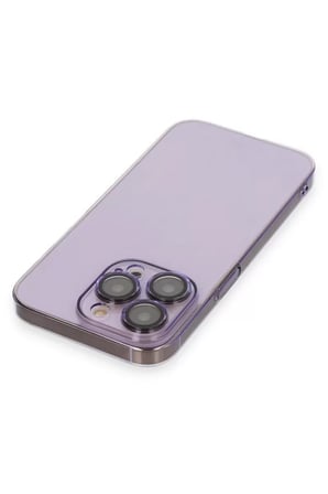 Newface Apple iPhone 13 Pro Kılıf Armada Lensli Kapak - Lila