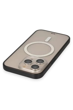 Newface Apple iPhone 14 Pro Kılıf Grand Magneticsafe Kapak - Siyah
