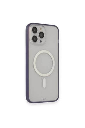 Newface Apple iPhone 14 Pro Max Kılıf Grand Magneticsafe Kapak - Mor