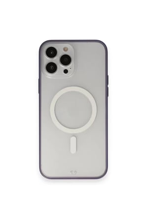 Newface Apple iPhone 14 Pro Max Kılıf Grand Magneticsafe Kapak - Mor