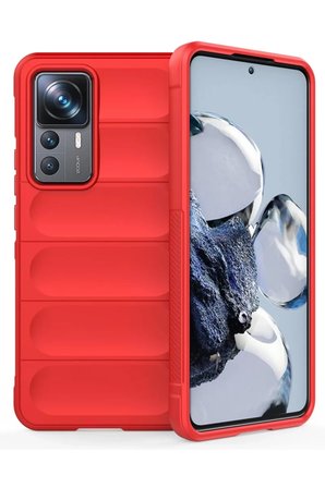 Newface Xiaomi Mi 12T Pro Kılıf Optimum Silikon - Kırmızı