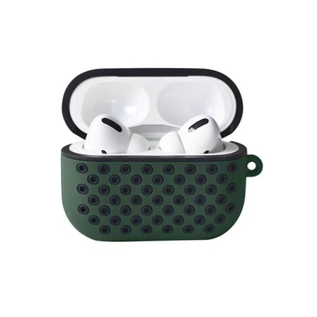 Newface Apple Airpods Pro 2 (2.nesil) Spor Delikli Kılıf - Haki Yeşil-Siyah