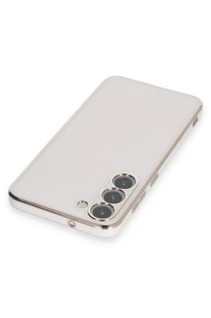 Newface Samsung Galaxy S23 Plus Kılıf Volet Silikon - Beyaz
